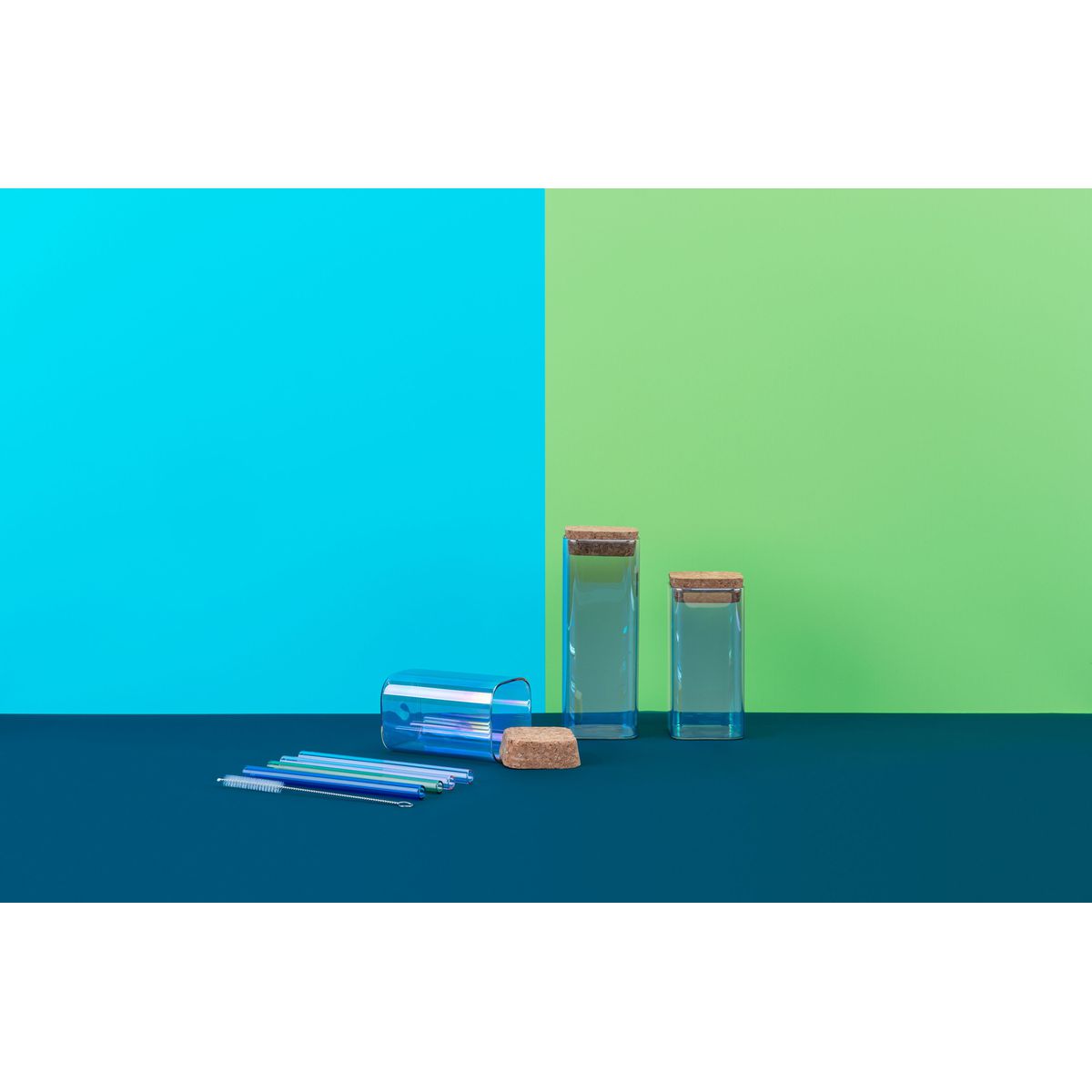 Boîte de conservation en verre 450 ml Tasty Green Tasty - Mathon - 9