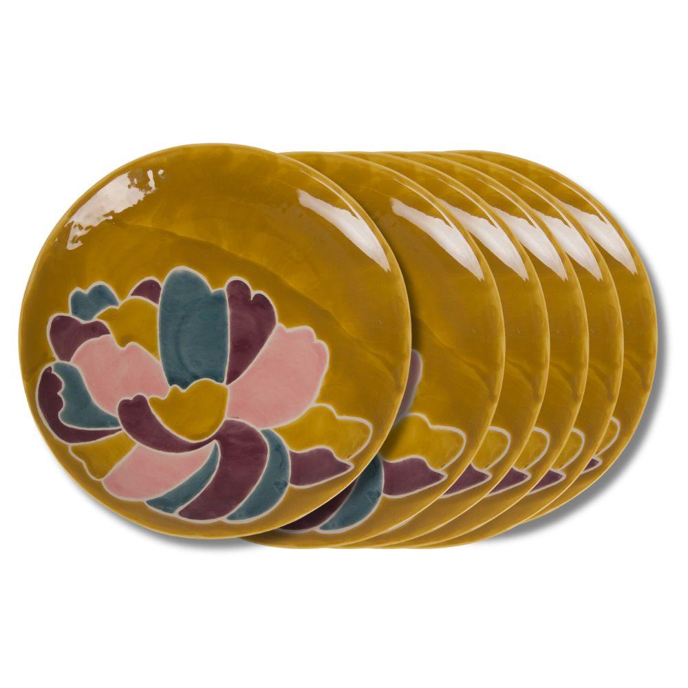 Assiette à dessert Paula 20 cm (lot de 6) Amadeus - Mathon - 1