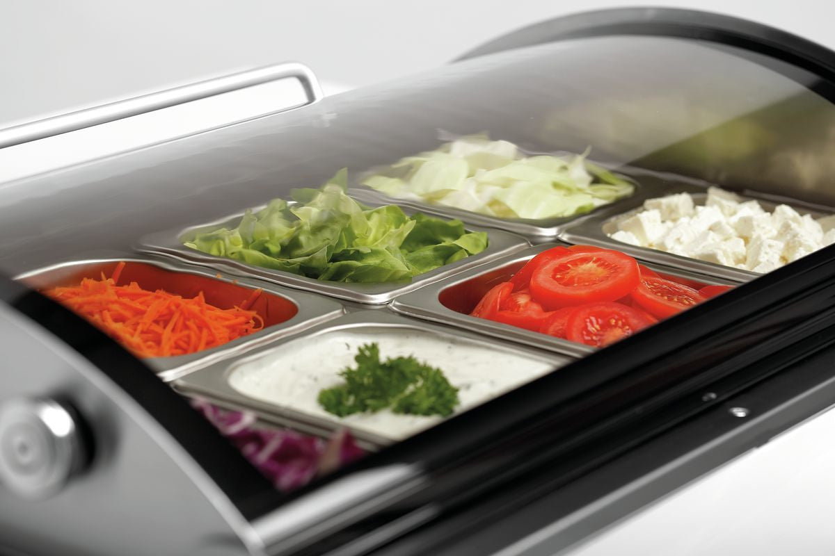 Vitrine Réfrigérée à Poser - 8 Bacs GN 1/6 - Bartscher - Mathon - 6