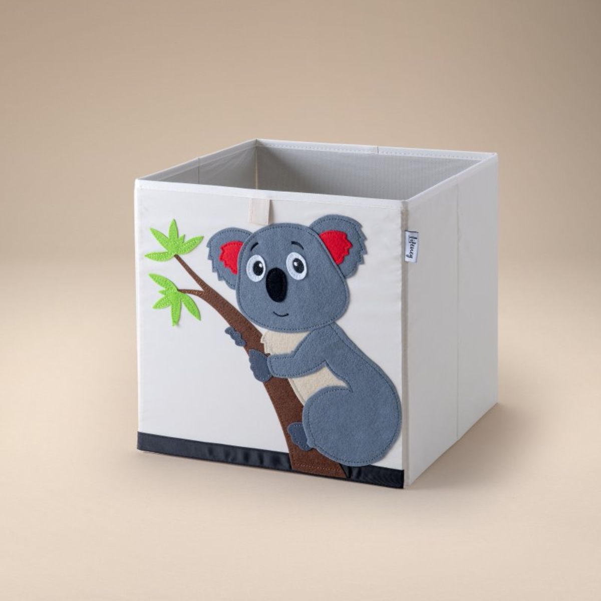 Boîte de rangement en tissu pour enfant "koala" sur fond clair, compatible Ikea Kallax Lifeney Fackelmann - Mathon - 5
