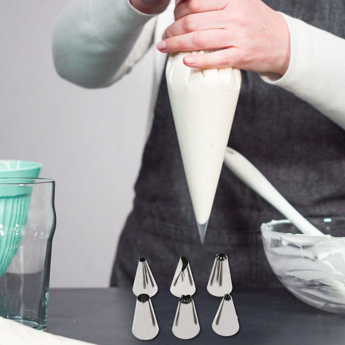 Lot de 6 douilles à pâtisserie en inox petit modèle Zenker Smart Pastry Zenker - Mathon - 2