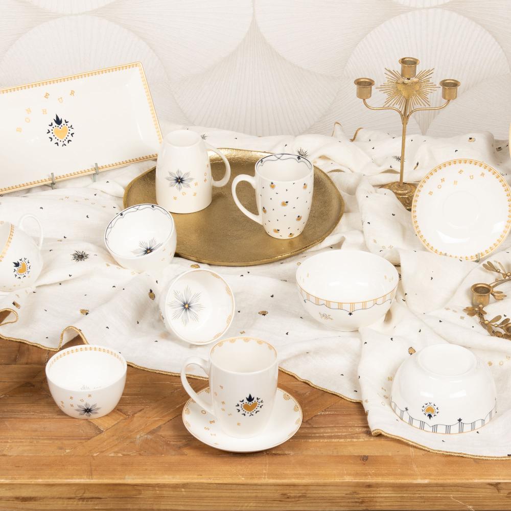 Assiette creuse Poésie 20 cm (lot de 6) Amadeus - Mathon - 3