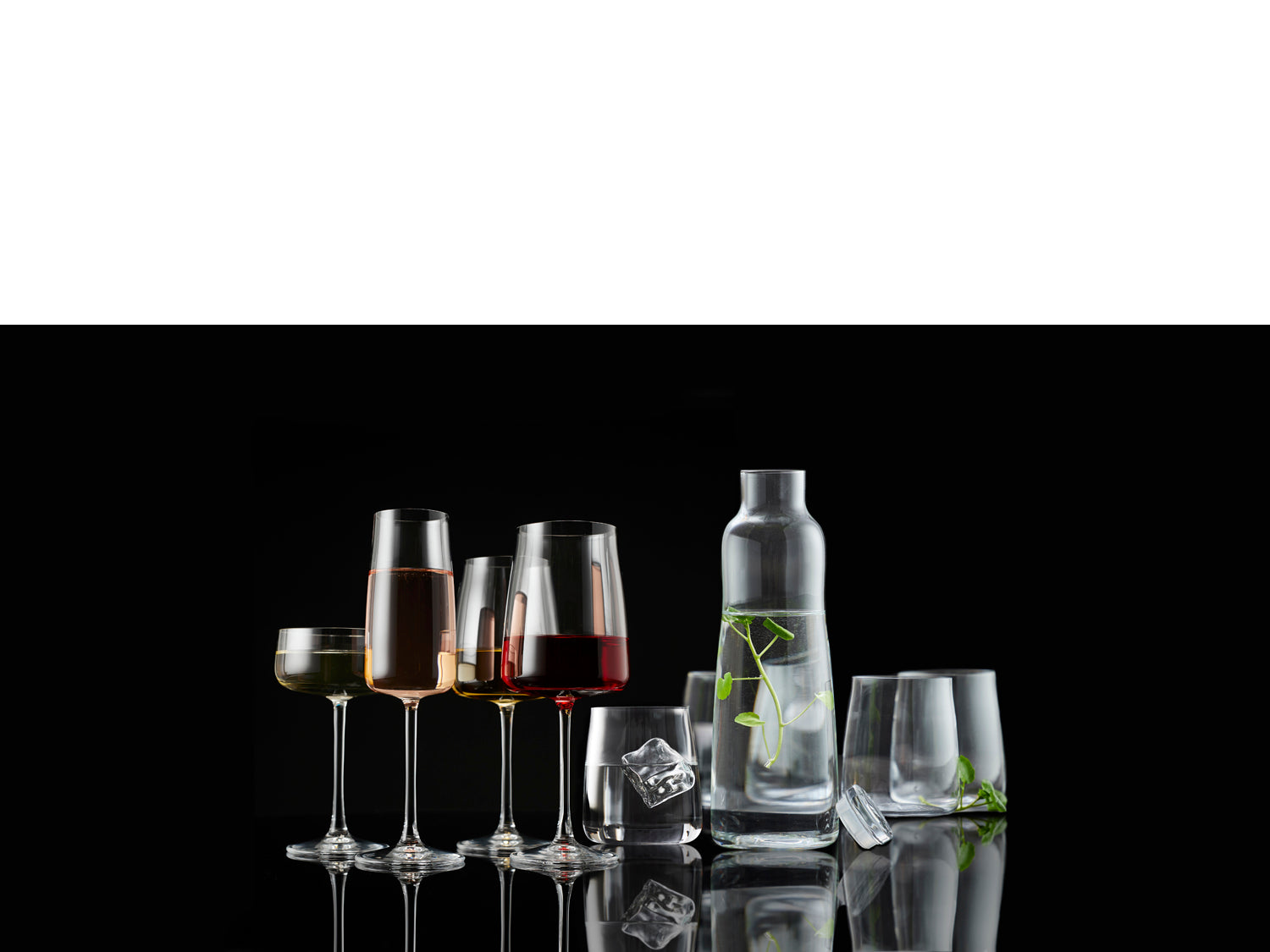 Ensemble décanteur Zero en Transparent Lyngby Glas - Mathon - 9