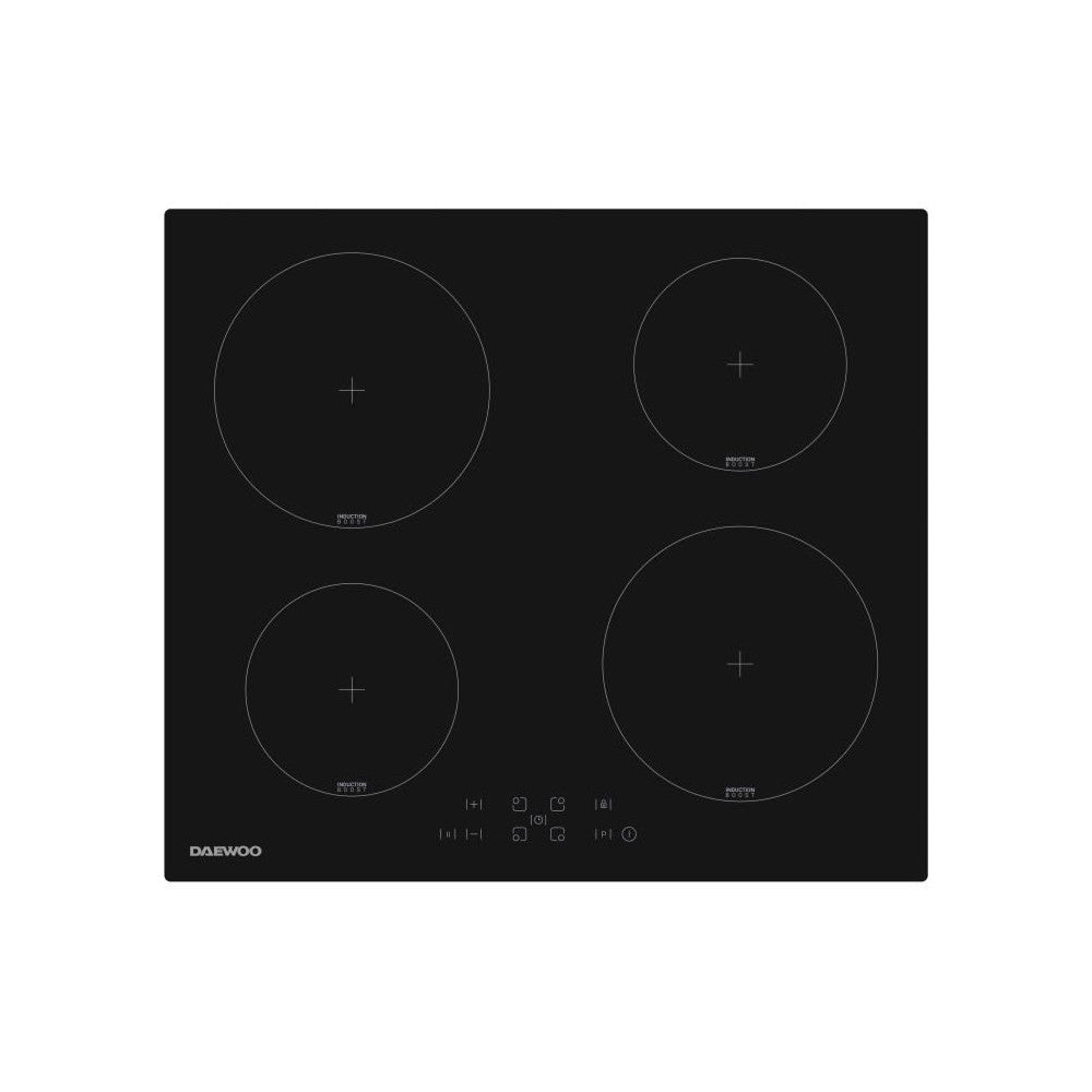 Plaque De Cuisson A Induction -   - 4 Foyers - 60 Cm - Bh6itf37bnm - Noir Daewoo - Mathon