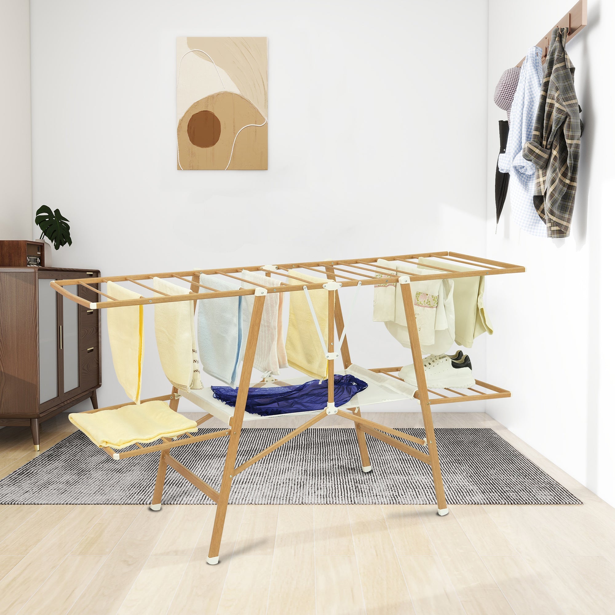 Etendoir à linge pliable nairobi 20m Kitchen Move - Mathon - 2