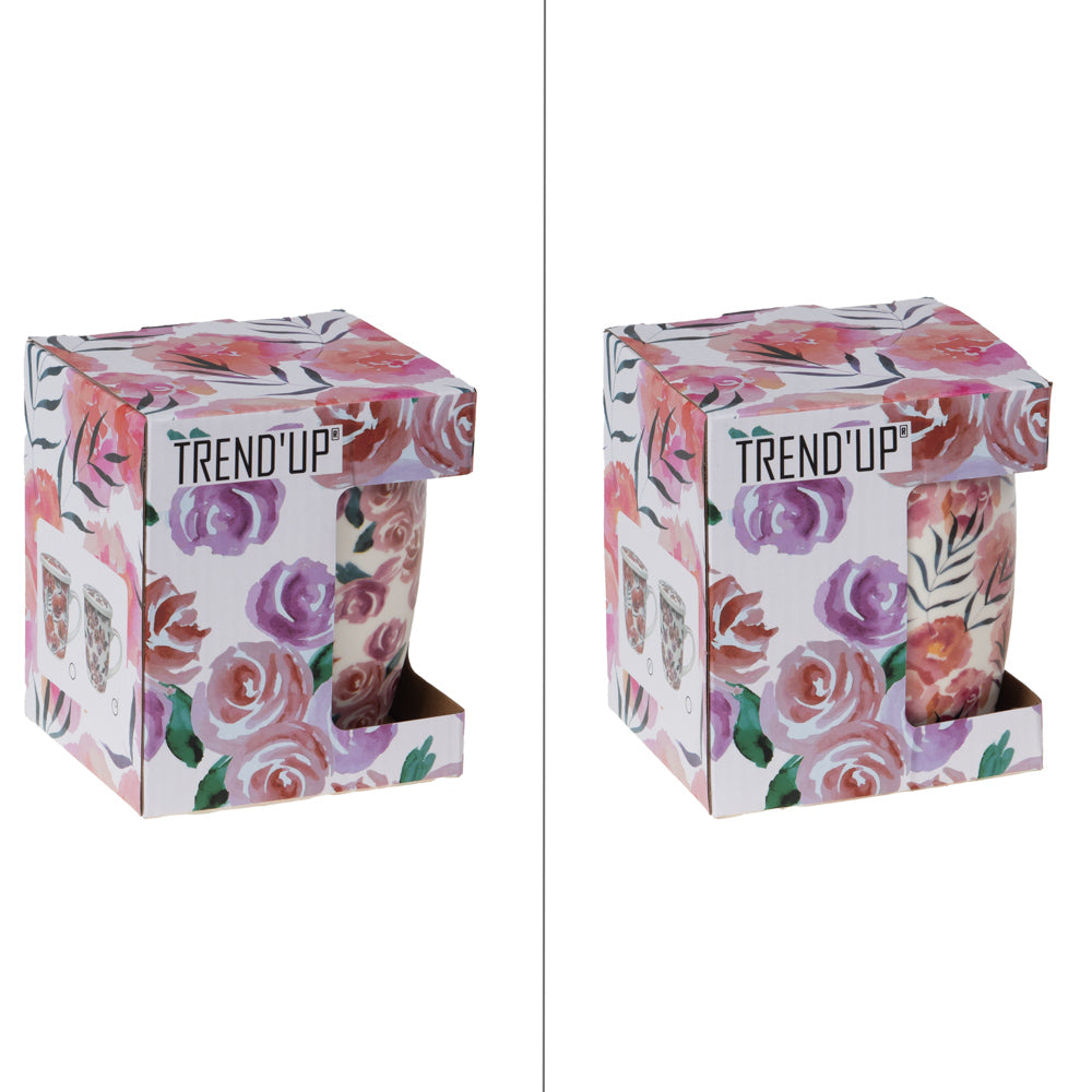 Coffret tisanière avec filtre Rosalia 36 cl (lot de 2) Trend
