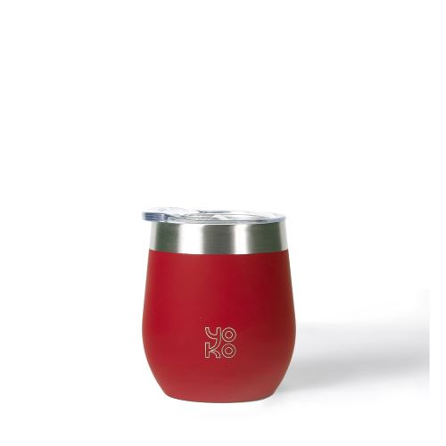 MUG isotherme avec couvercle 250 ml - Rouge Yoko® Design - Mathon