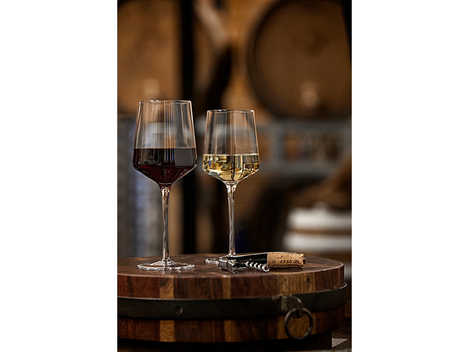 Set de 2 verres à vin rouge ROCKS 40cl en cristal sans plomb Transparent Zone Denmark - Mathon - 7