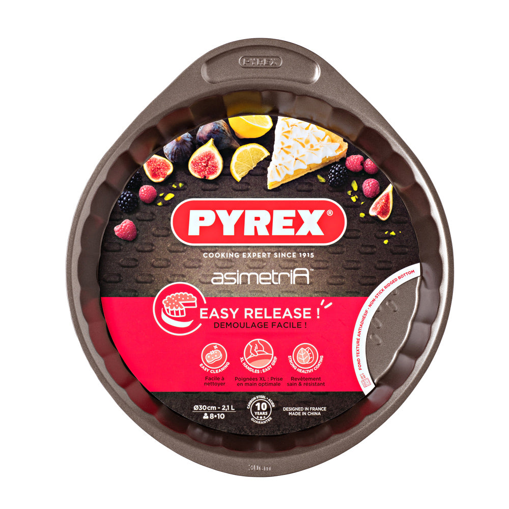 Moule à tarte Asimetria 30 cm Pyrex - Mathon