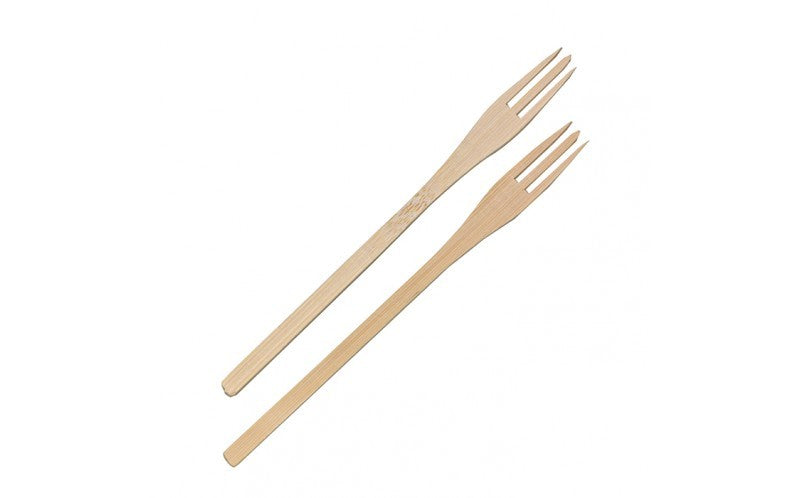 Fourchette bambou "Trident" 14 cm - 100 unités FirstPack - Mathon
