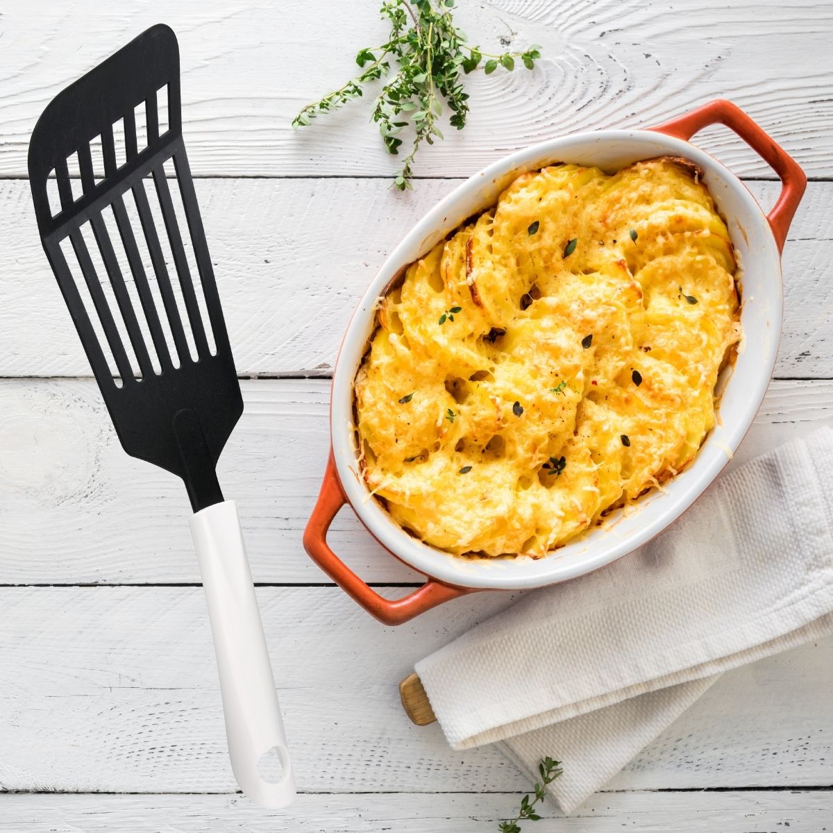 Ensemble de 2 Spatules de cuisine ajourée 32 cm  Arcadalina Fackelmann - Mathon - 2