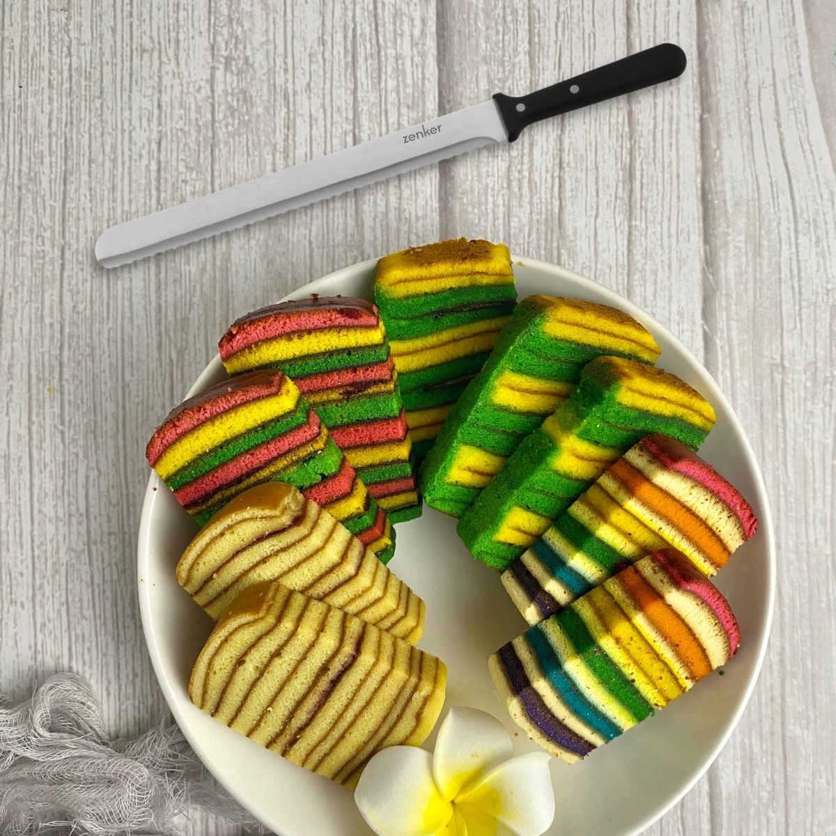 Ensemble de 2 ustensiles de pâtisserie pour layer cakes Zenker Zenker - Mathon - 5