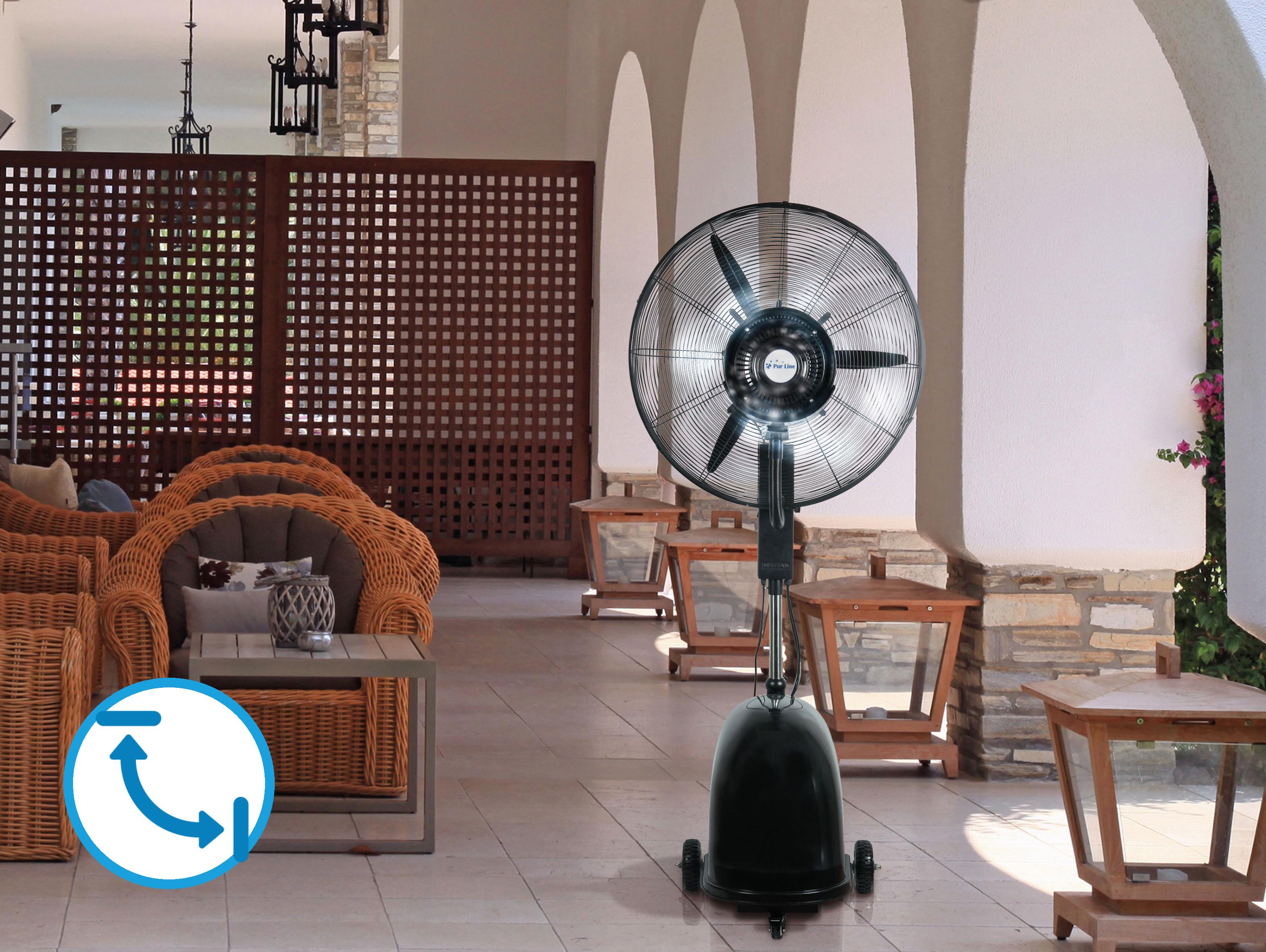 Ventilateur brumisateur à haut débit et réservoir de 49 L Purline - Mathon - 5