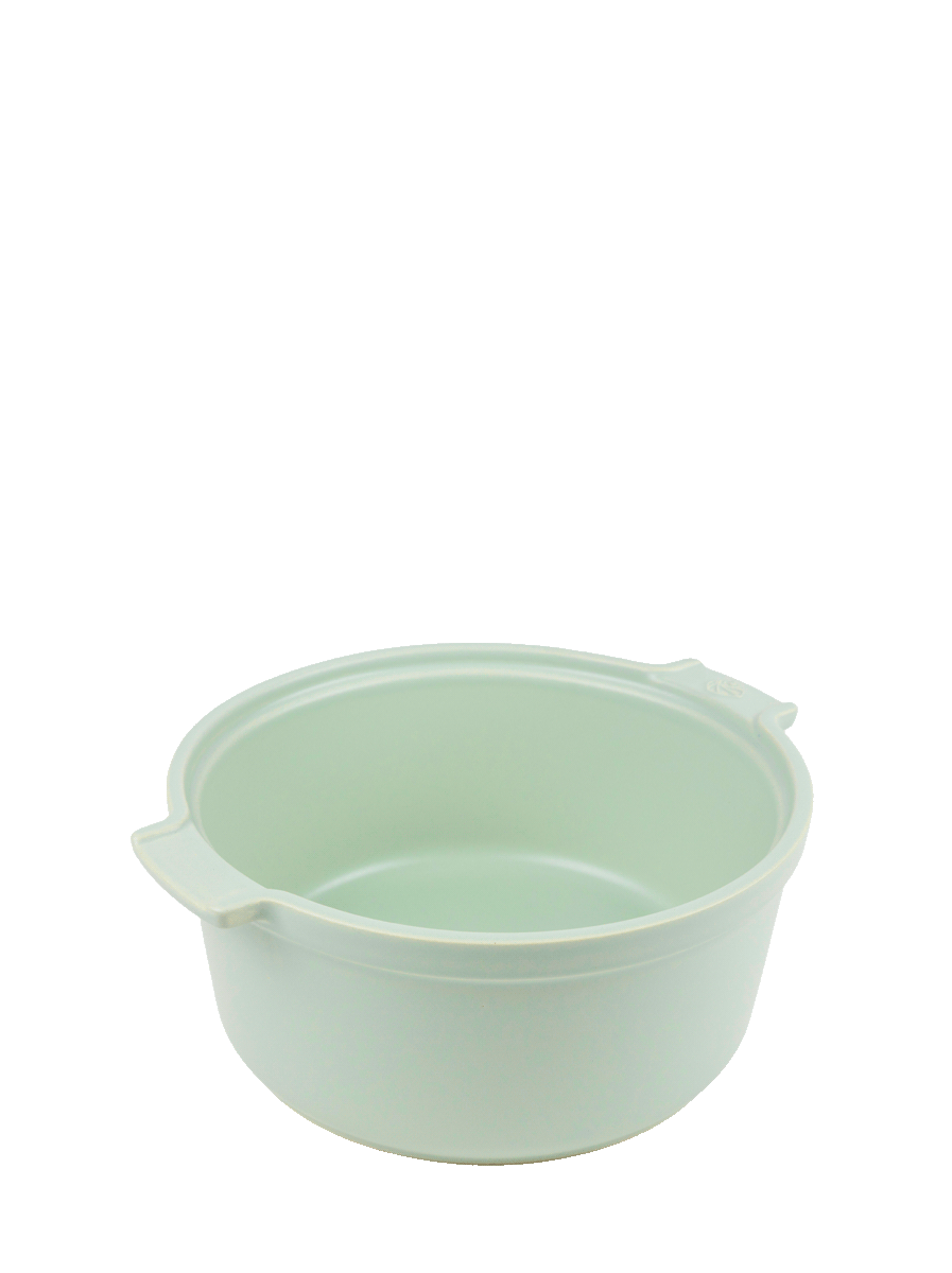 Appolia Moule à Soufflé En Céramique, Vert Sauge, Diamètre 22 cm - 8,6in, 4 à 6 personnes, 24,4L - 2,2QT Peugeot - Mathon - 1