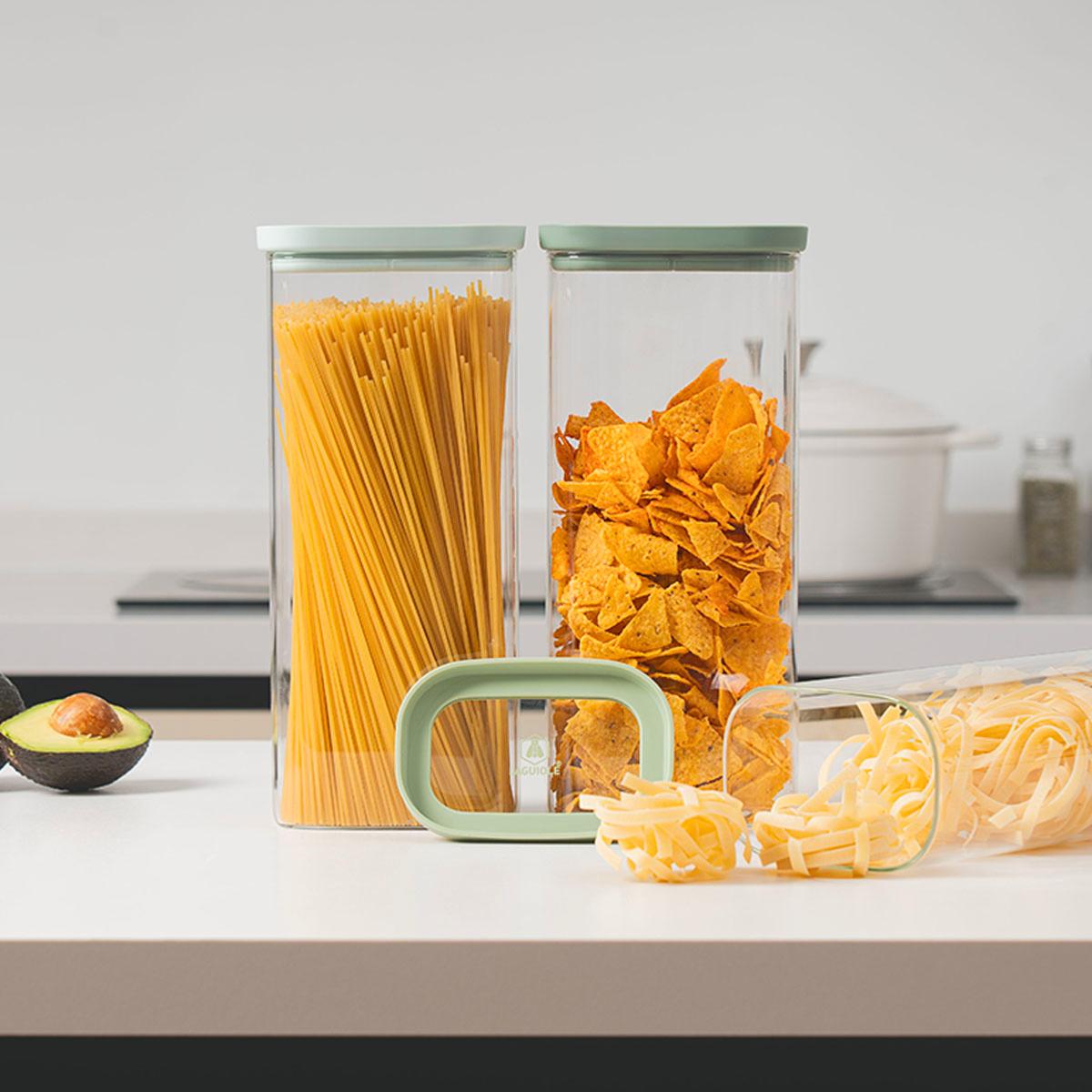 Lot de 3 bocaux en verre 2000ml Laguiole Cuisson - Mathon - 4