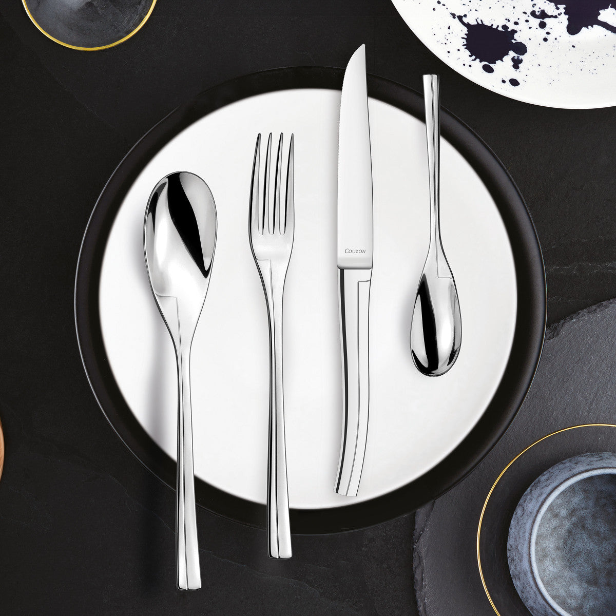 Persane - 24 couverts de table avec support de rangement nomade Couzon - Mathon - 6