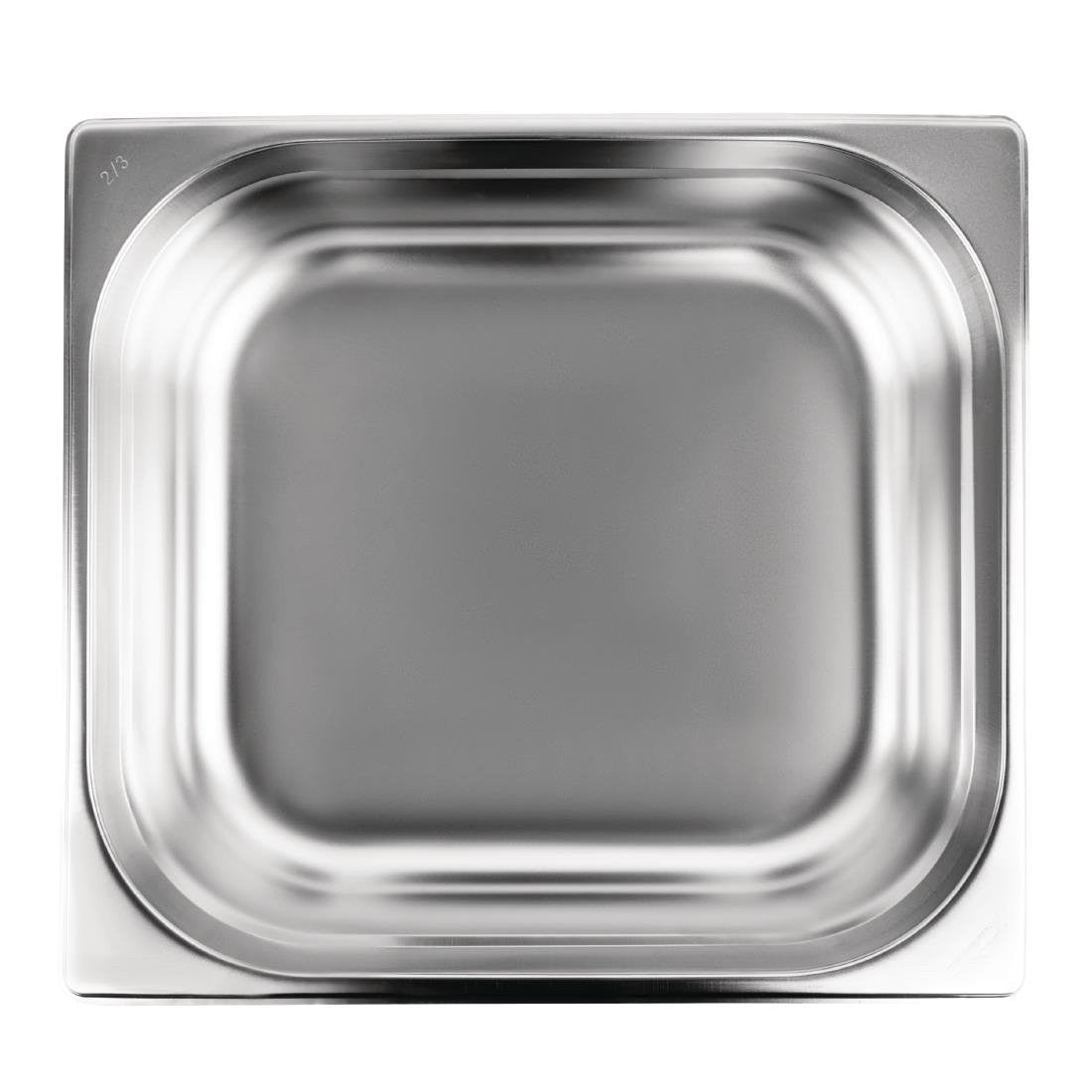 Bac Gastro Inox GN 2/3 - 100 mm - Vogue - Mathon - 1