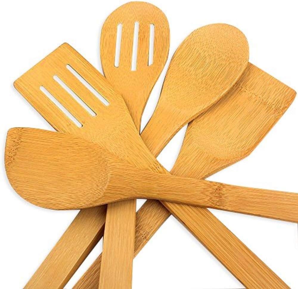 Ustensiles de Cuisine en Bois pour Poêle antiadhésive 30 cm Vendos85 - Mathon