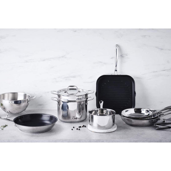 Poêle grill inox avec revêtement antiadhésif Beka Chef Beka - Mathon - 2