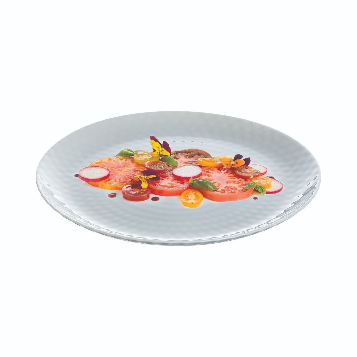 Assiette plate grise 25 cm Pampille Luminarc - Mathon - 3
