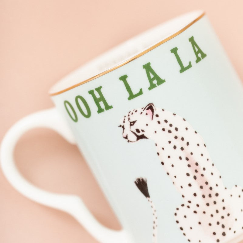 Lot de 6 Petits mugs Guépard - 250ml Yvonne Ellen - Mathon - 3