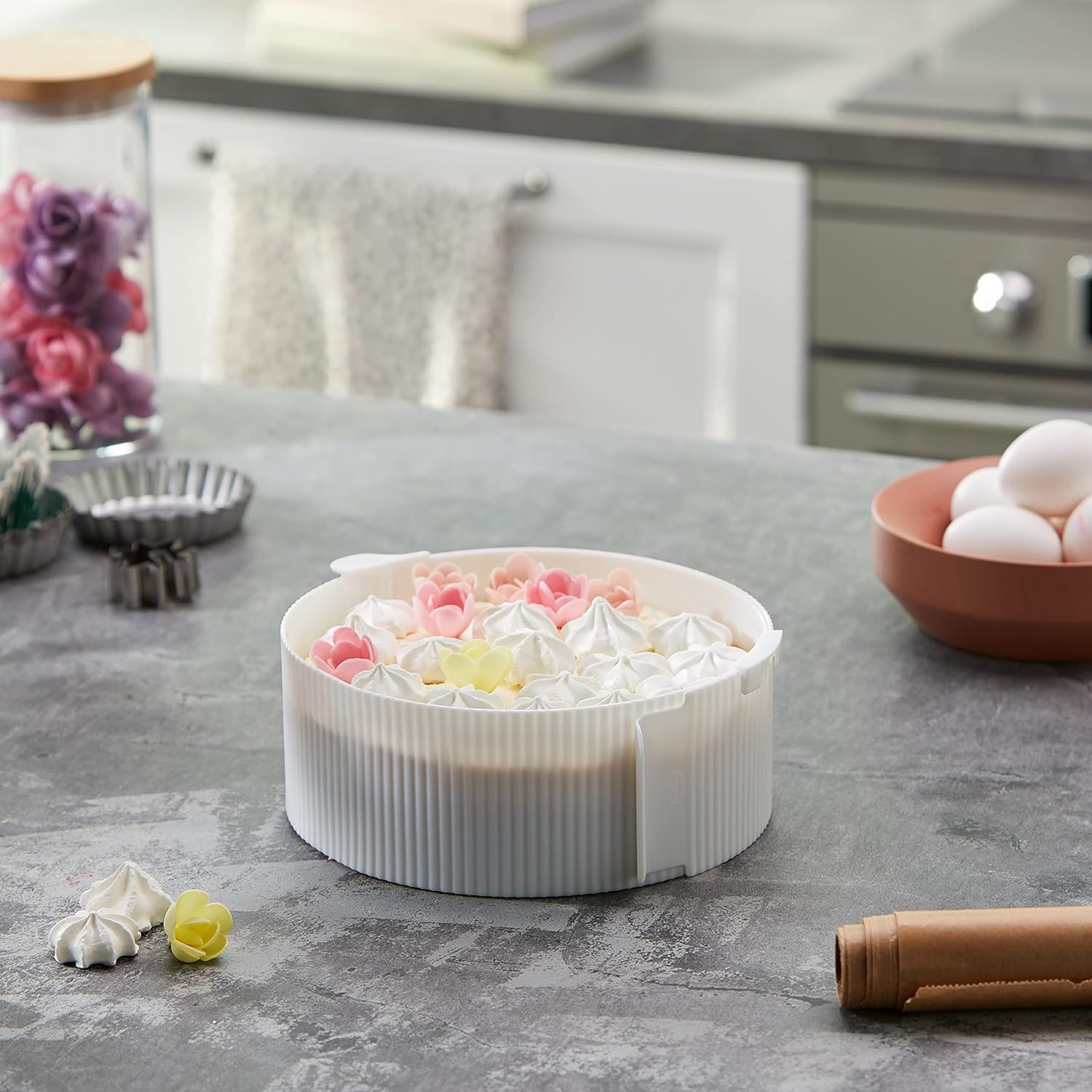 Cercle de pâtisserie en plastique réglable de 15 à 30 cm Dr. Oetker Baker Edition Dr. Oetker - Mathon - 2