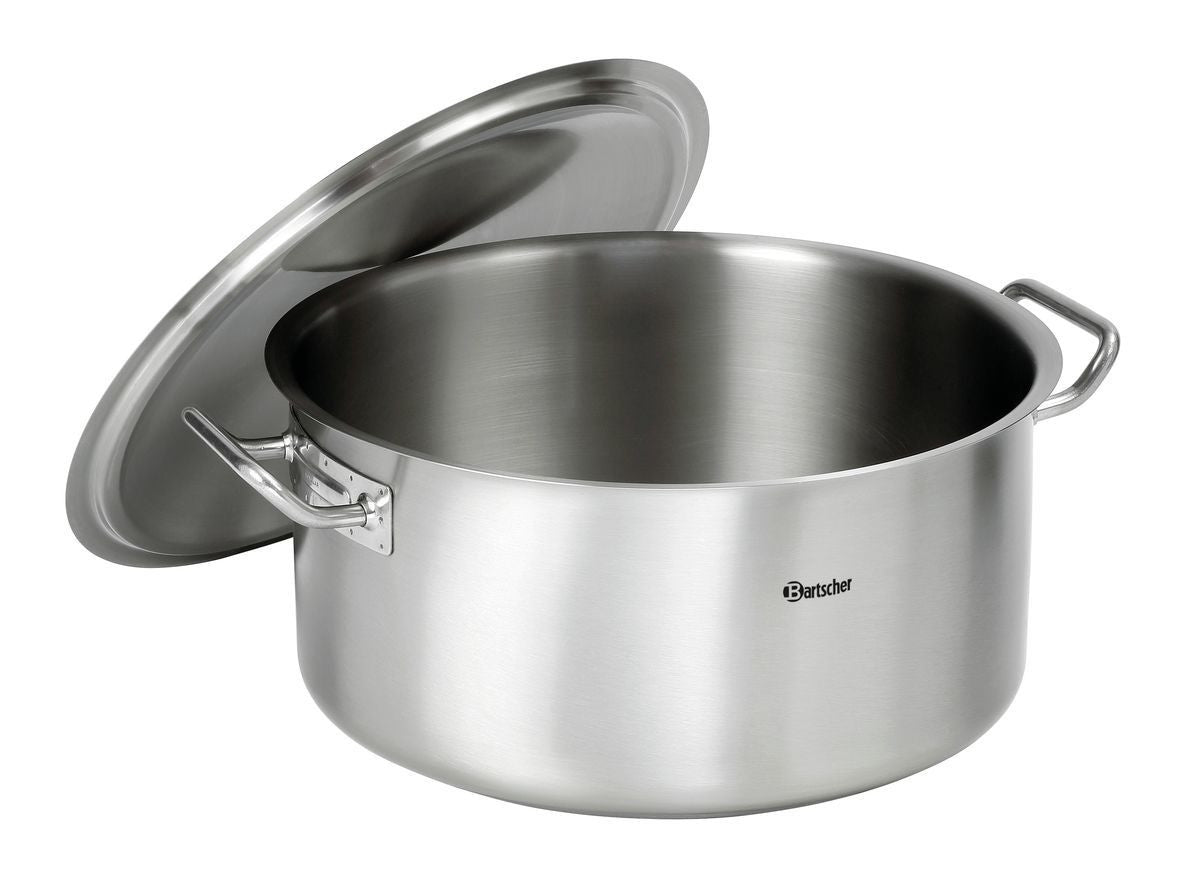 Marmite Inox avec Couvercle - 25 L - Ø 43 cm - Bartscher - Mathon - 1