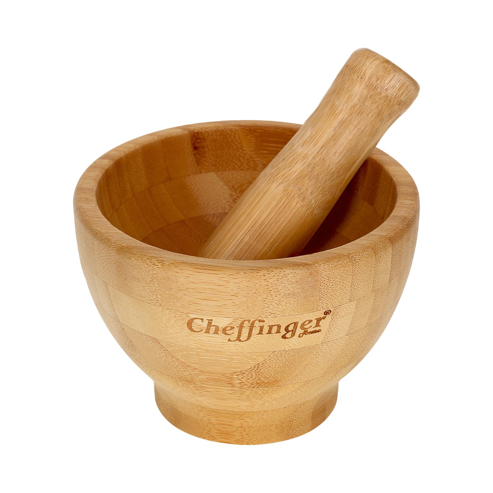 Mortier et Pilon en Bambou Cheffinger - Mathon - 1
