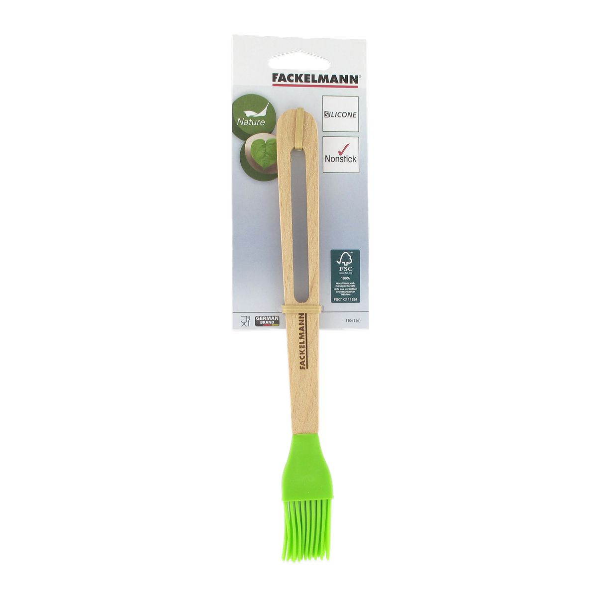 Pinceau de cuisine et de pâtisserie 26 cm en poils silicone  Nature Fackelmann - Mathon - 5