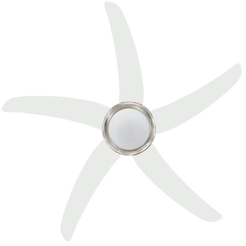 Ventilateur De Plafond Orné Avec Lampe 128 Cm Blanc VIDAXL - Mathon - 6