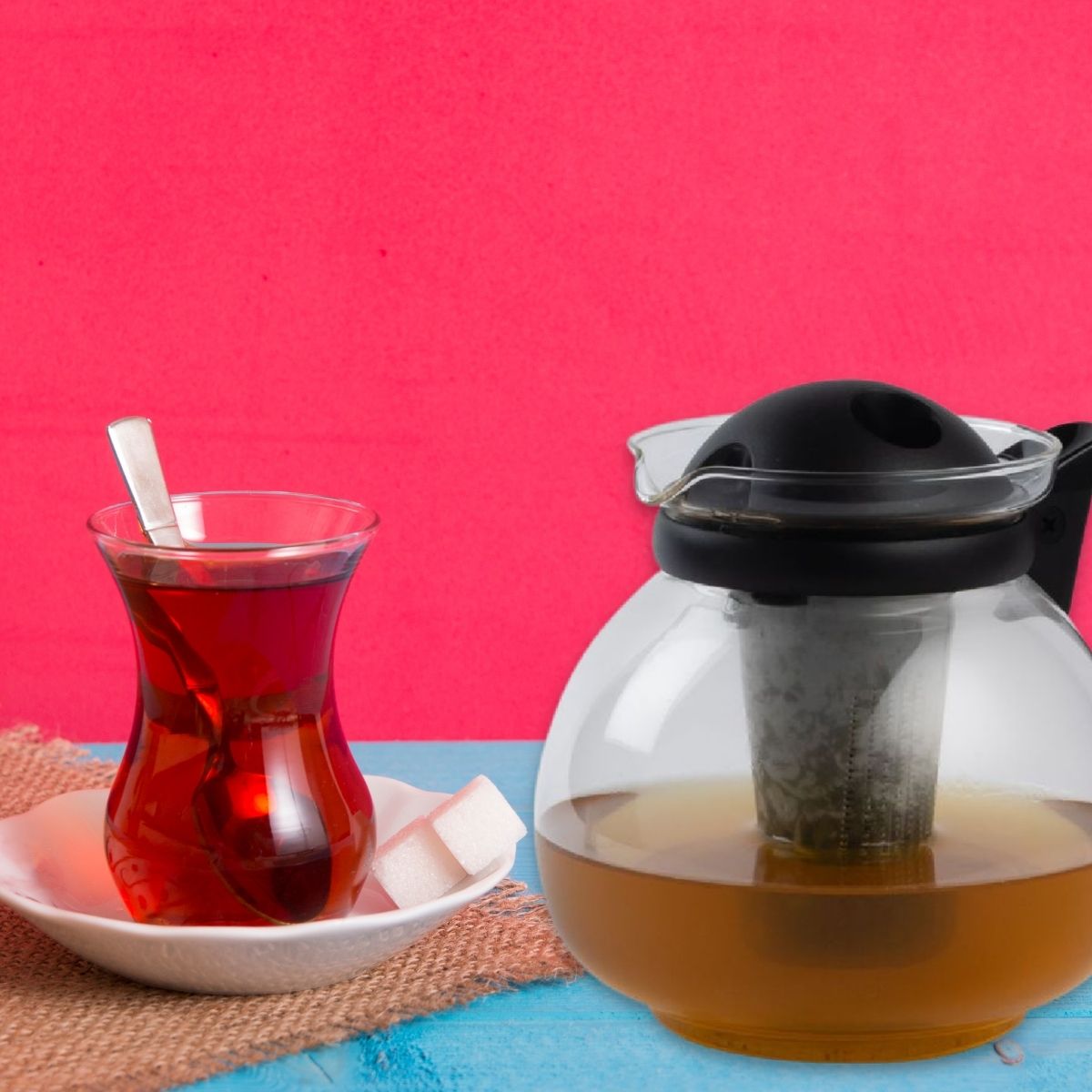 Verseuse théière American Tradition pour micro-ondes  Basic Fackelmann - Mathon - 2