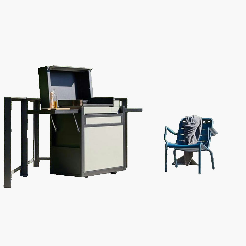 Couvercle plancha sur chariot Forge Adour Premium 60 acier Forge Adour - Mathon - 1