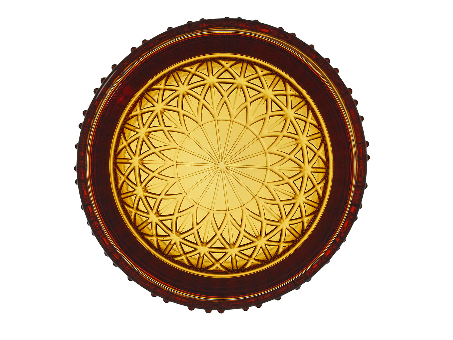 Set de 4 verres à café KUSINTHA en verre coloré Ambre Bitz - Mathon - 2