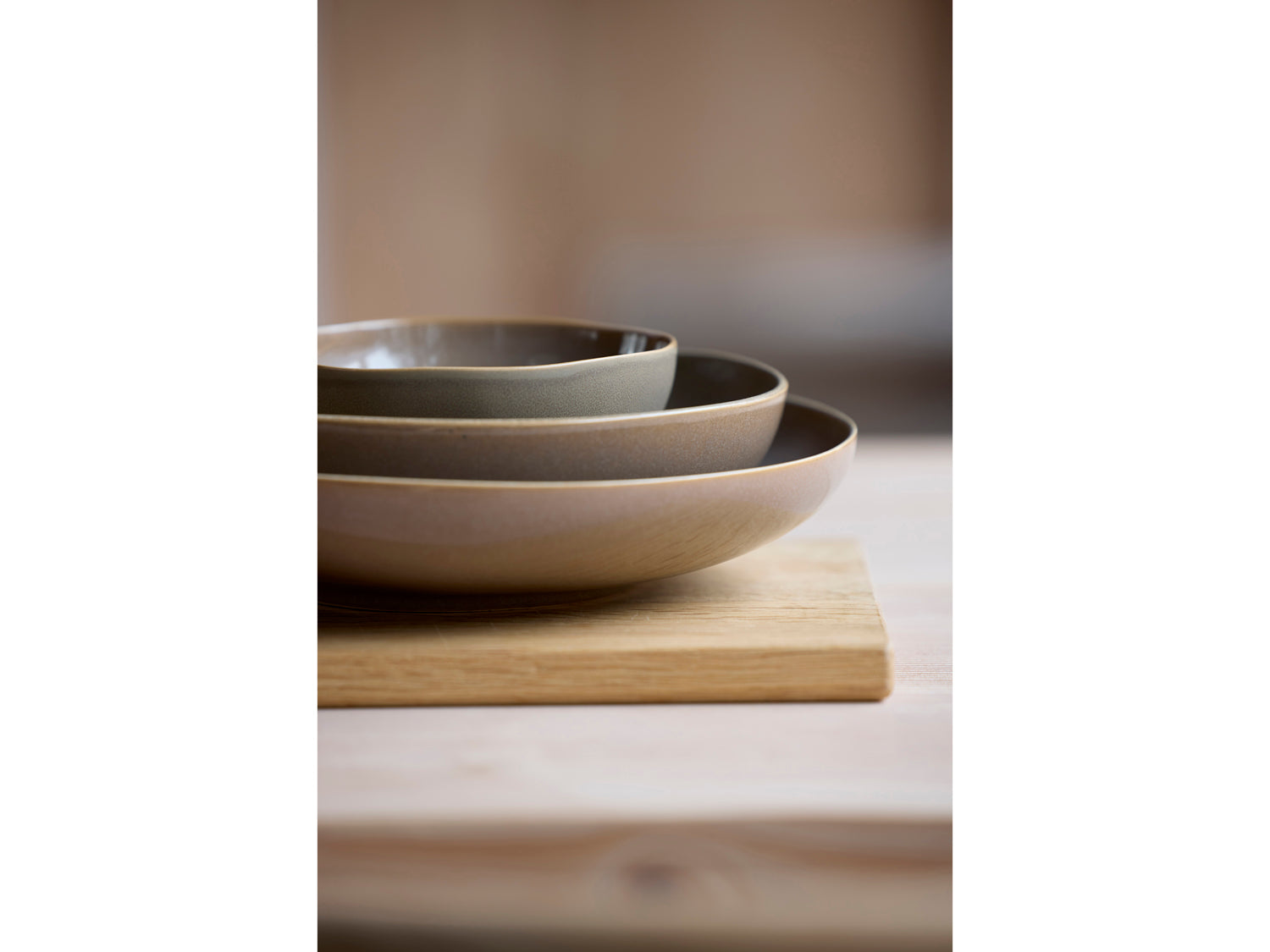 Saladier Shoku en Grès Marron chaud Villa Collection - Mathon - 6