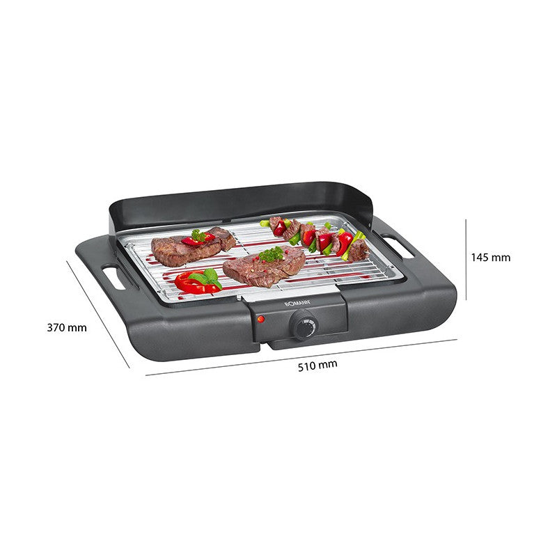 Barbecue Grill électrique de table 2000W Bomann BQ 2243 CB Noir Bomann - Mathon - 6