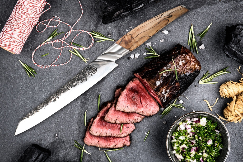 Couteau à Viande en acier inoxydable, KATAI , 20,5 cm Forged - Mathon - 2