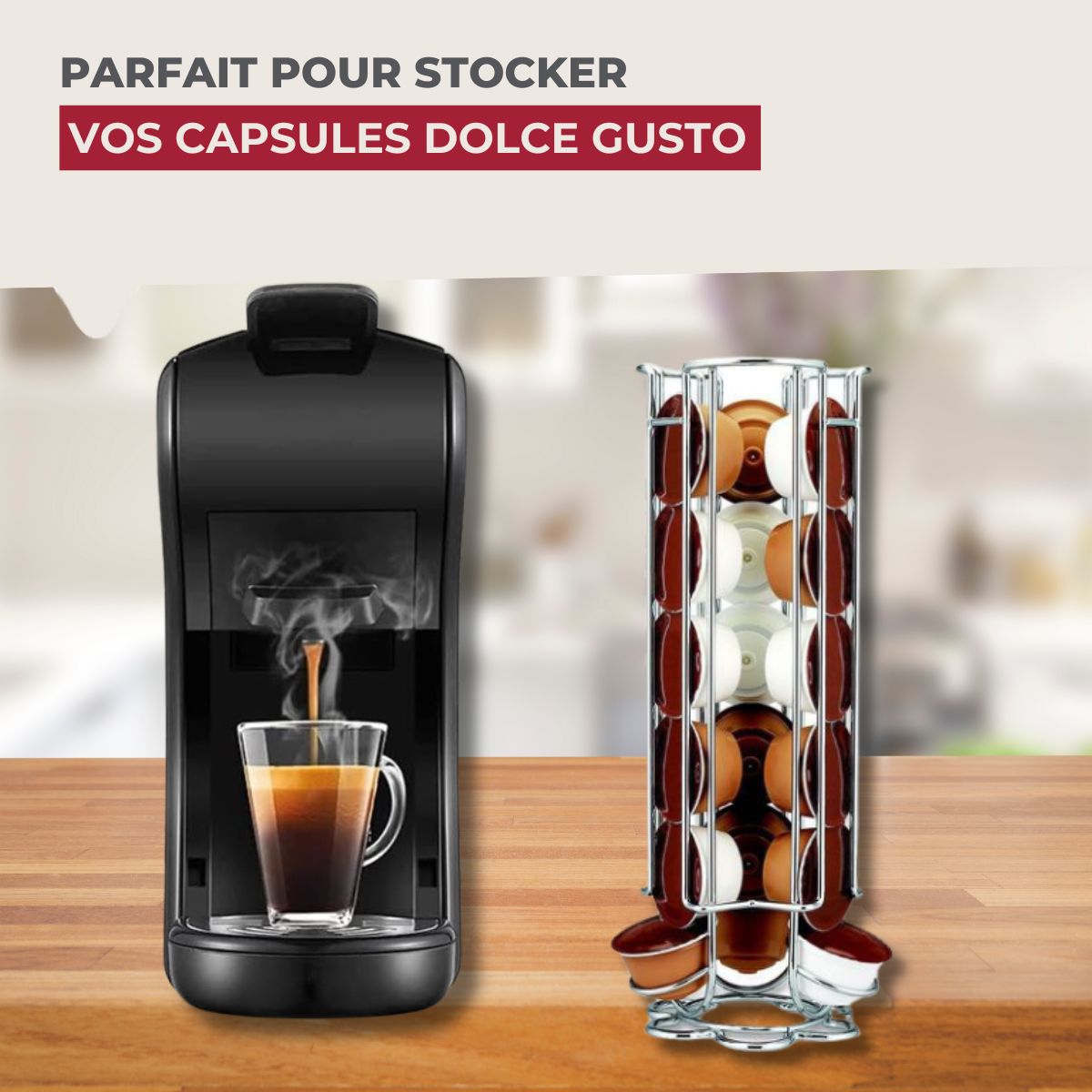 Porte capsules Dolce Gusto® Fackelmann - Mathon - 4