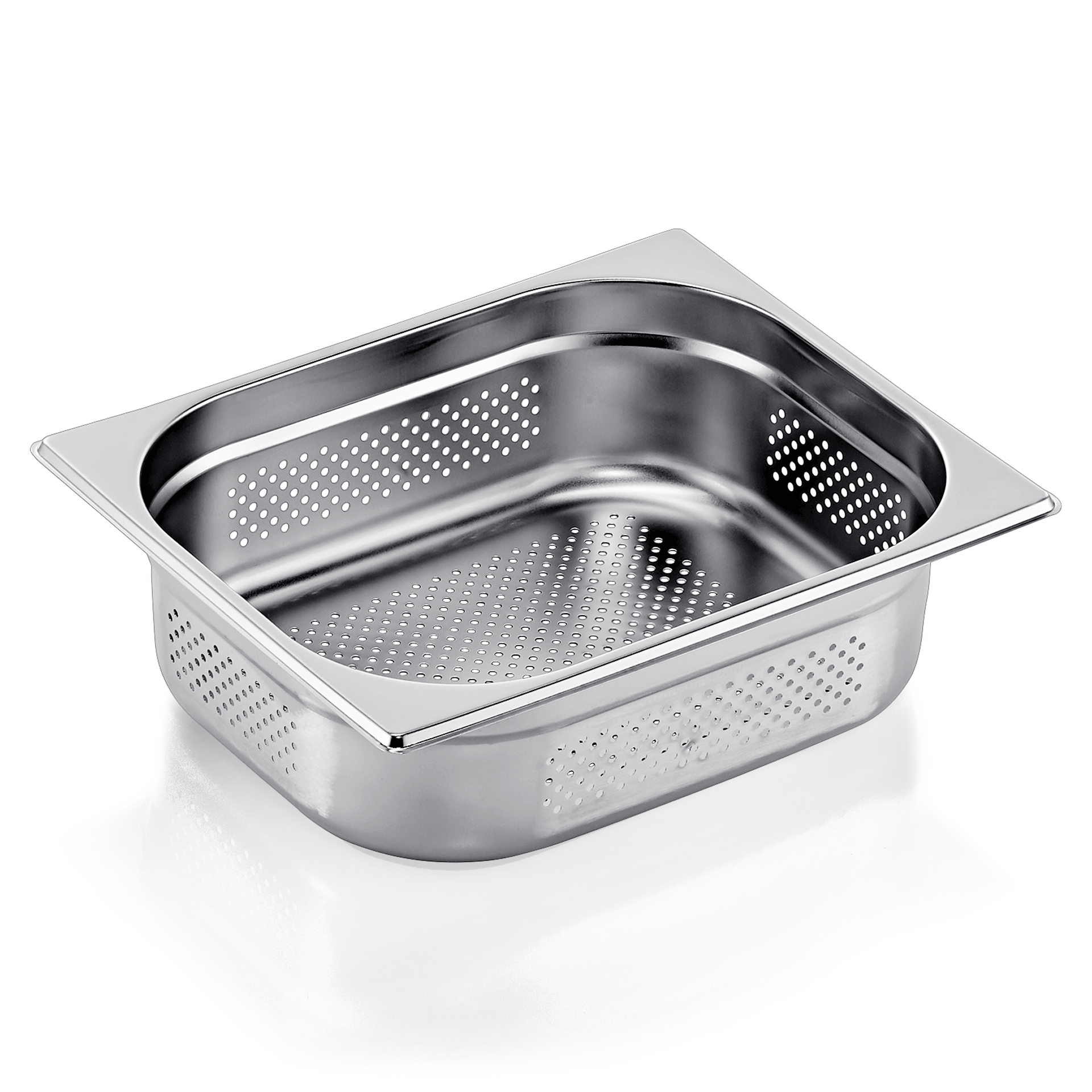 Bac GN 1/2 ECO en Acier Chrome 6,5 L H 100 mm Lot de 6 - WAS Germany - Mathon