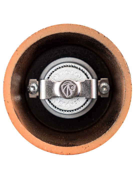 Bali Fonte Moulin à poivre manuel en fonte orange 8 cm - 3 " Peugeot - Mathon - 2