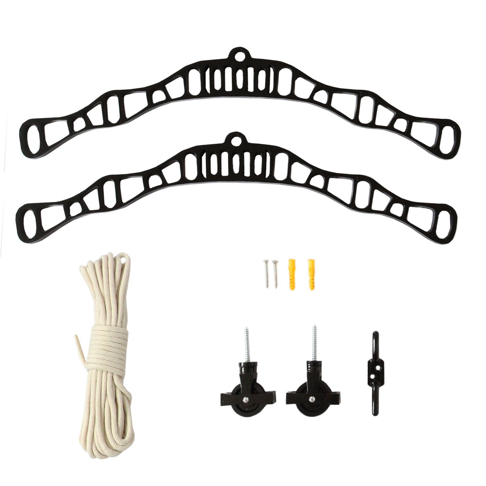 Etendoir à Linge Suspendu  - Noir- 2.4m Kukoo - Mathon - 7