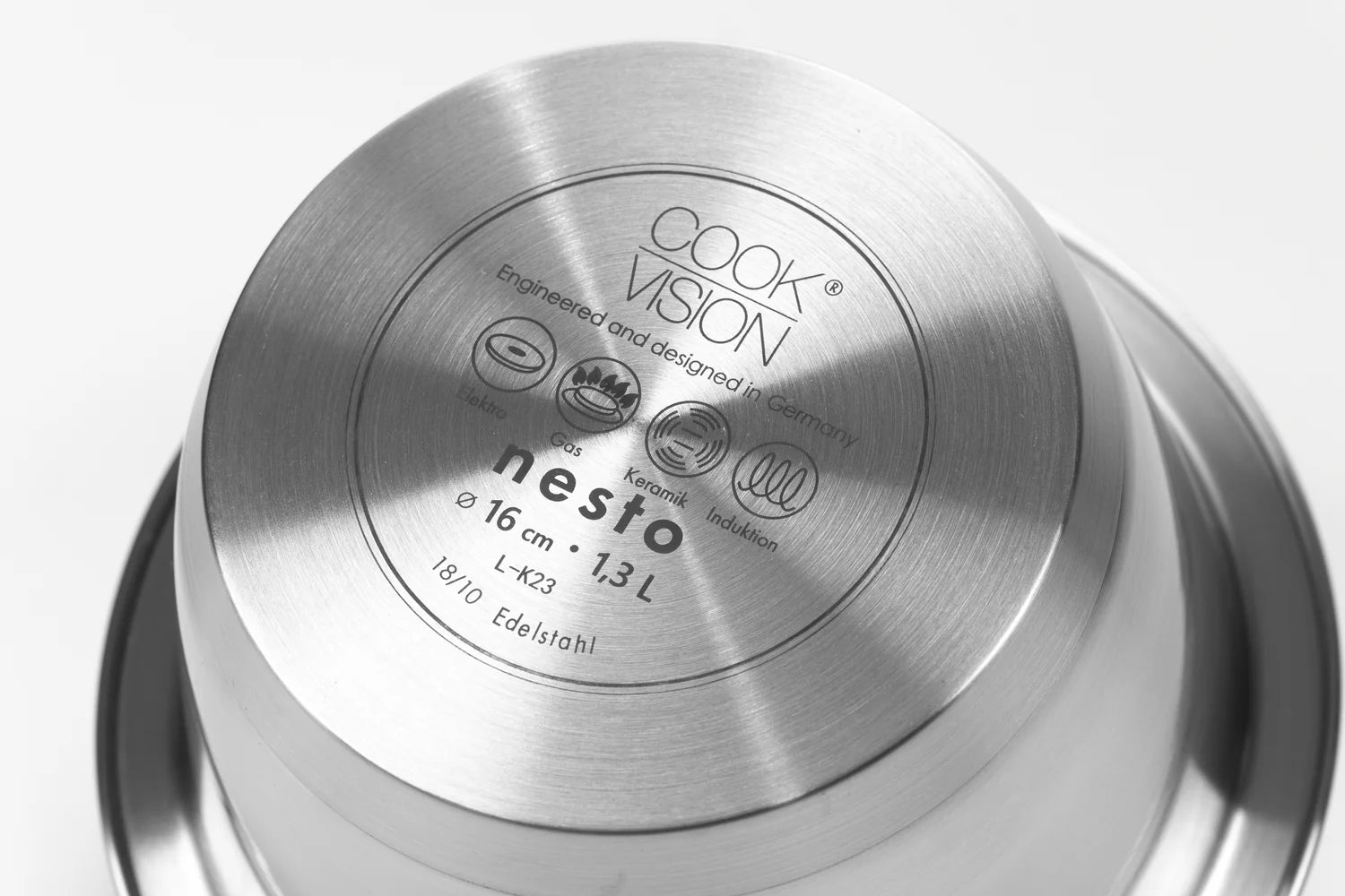 Casserole à lait en Inox avec céramique antiadhésive Cookvision - Mathon - 2