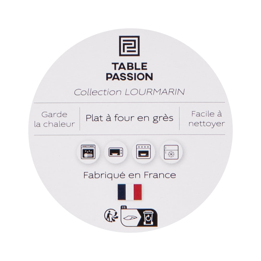Plat kaki Lourmarin 23x16 cm Table passion - Mathon - 2