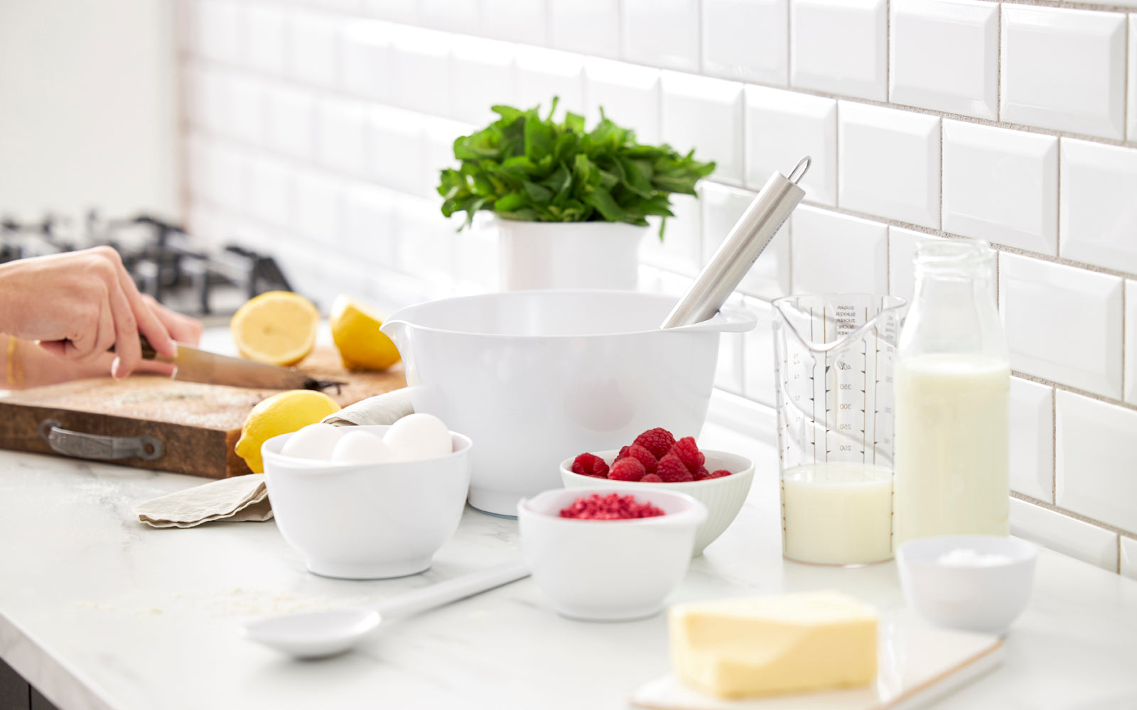 Bol mélangeur Margrethe Blanc 4L Rosti - Mathon - 5