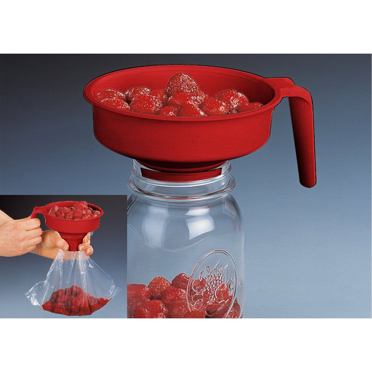 Entonnoir à confiture grande capacité 14 cm  Colors Edition Fackelmann - Mathon - 3