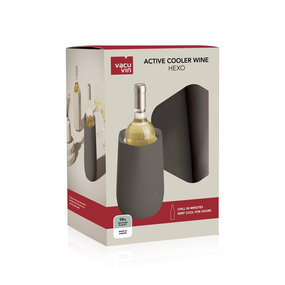 Rafraichisseur Hexo graphite Vacuvin - Mathon - 2