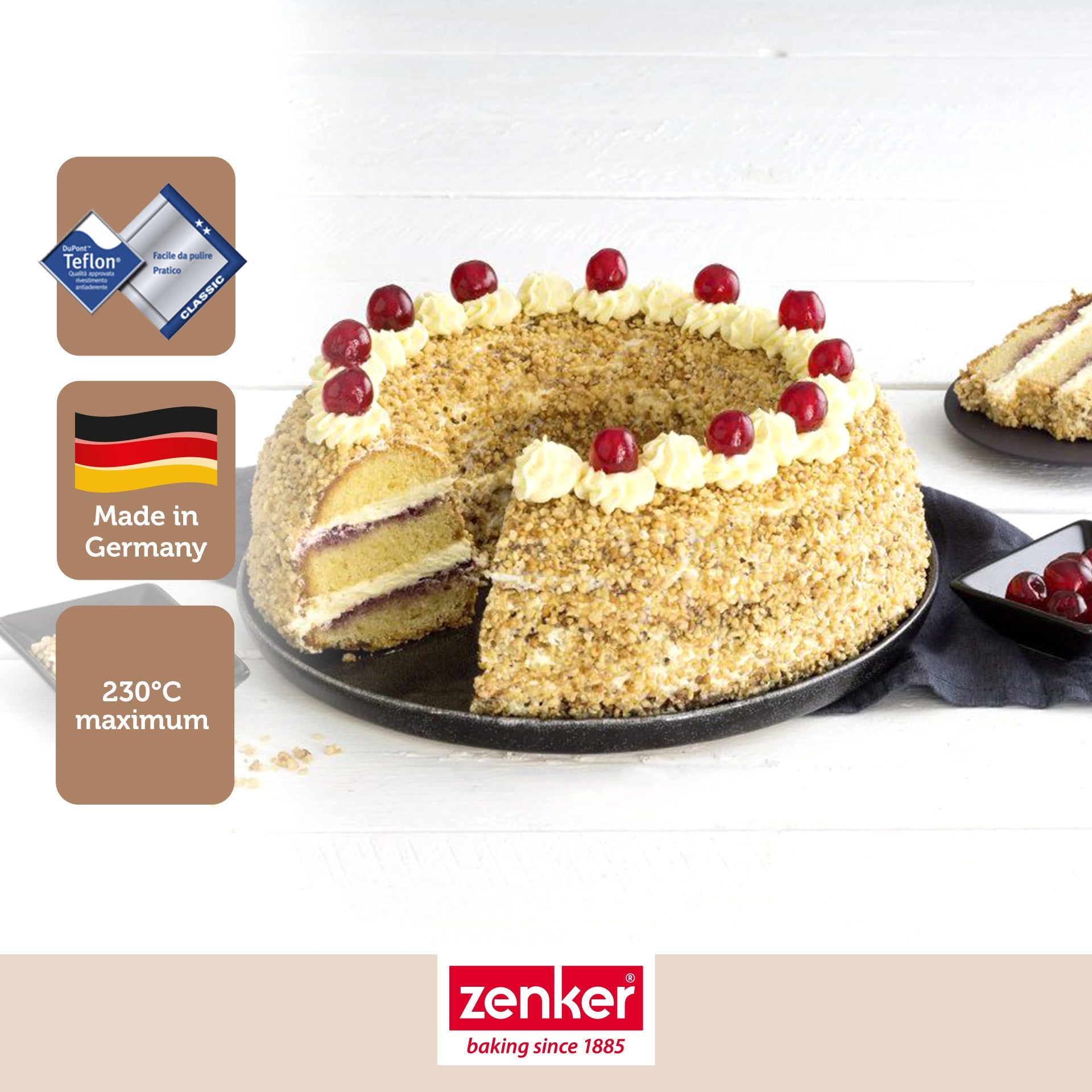 Moule à savarin 28 cm Zenker Black Metallic Zenker - Mathon - 2