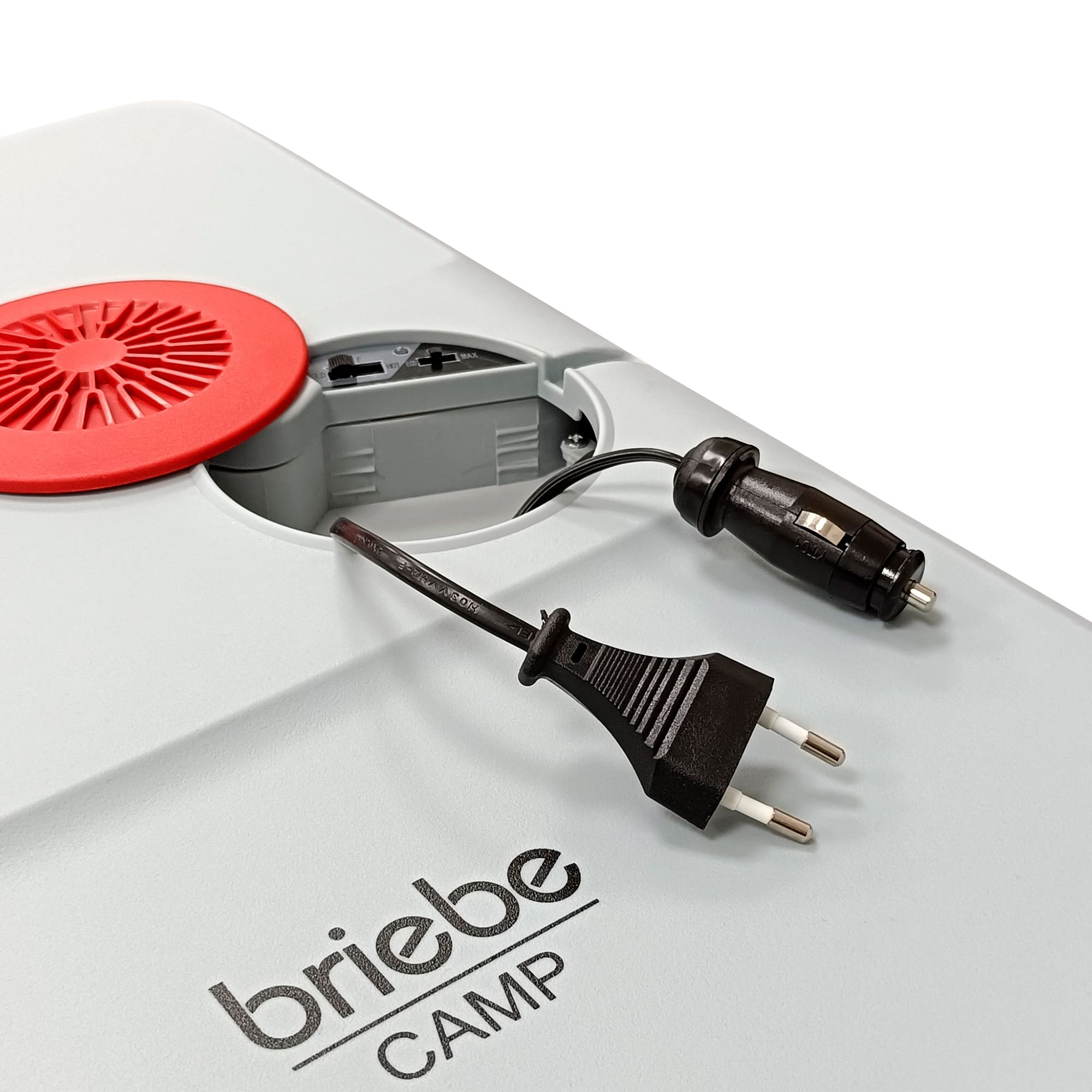 Glacière Électrique portable 40 Litres, 12V / 220 - 240V Voiture et Camping 58  Rouge CF1155RED - Mathon - 8