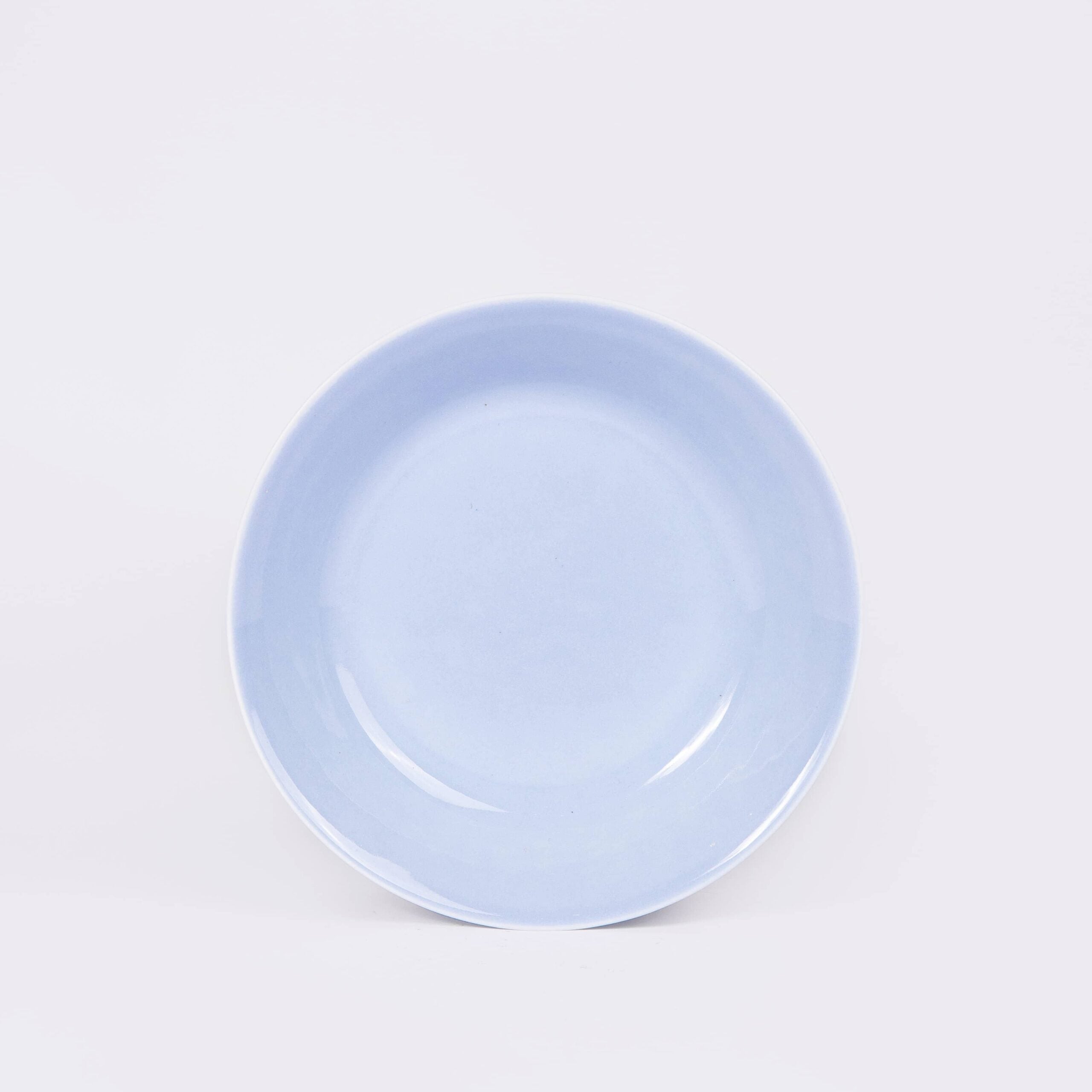 Assiette creuse ronde 19 cm bleu OGRE La Fabrique - Mathon - 1