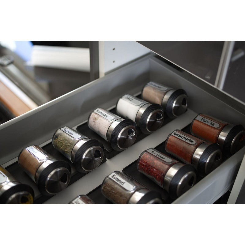 Set de 3 shakers avec organisateur en acier et plastique Gefu - Mathon - 6