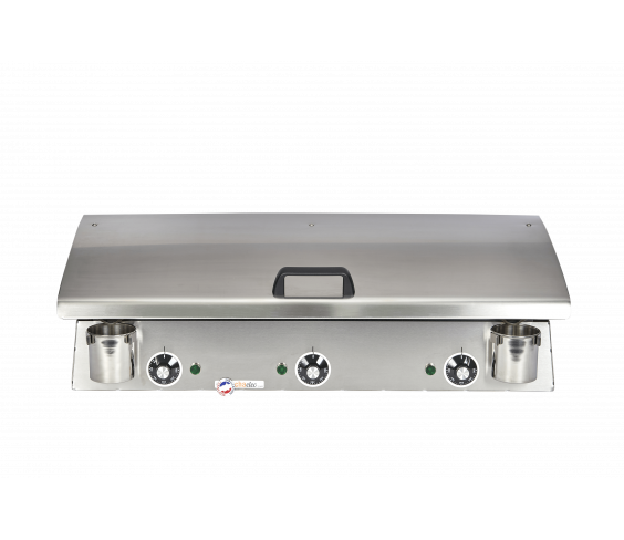 LUX 830 INOX Couvercle  2 ustensiles Planchaelec - Mathon - 4